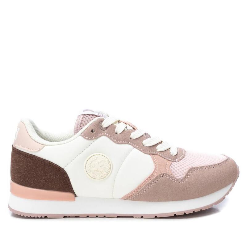 Zapatillas Deportivas De Color Nude Con Brillantes Estampados Xti