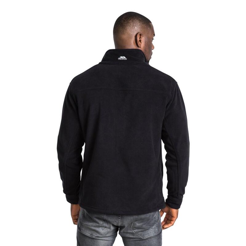 Heren Bernal Full Zip Fleece Vest (Zwart)