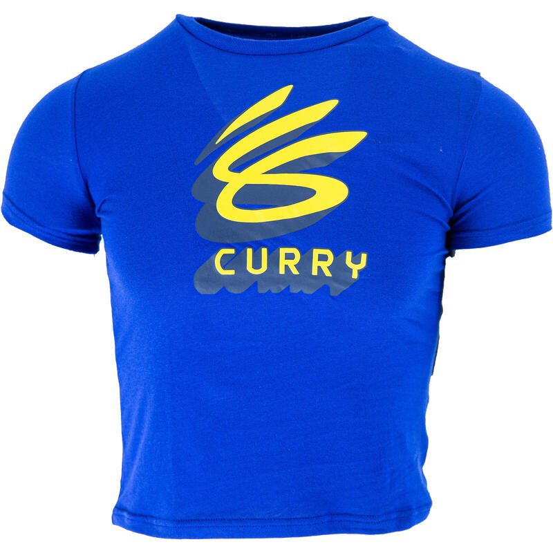 Tricou copii Under Armour Curry Logo, Albastru