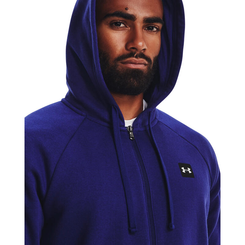 Hanorac barbati Under Armour UA Rival Fleece FZ Hoodie, Albastru