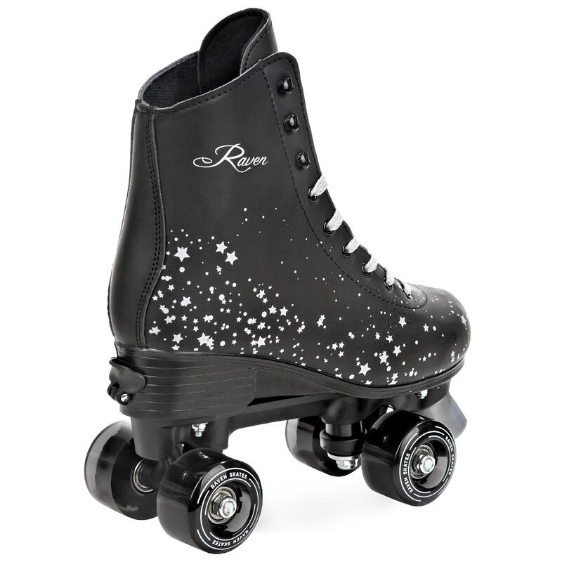 Patins de 4 rodas clássicos ajustável Raven Noa rodas luminosas LED