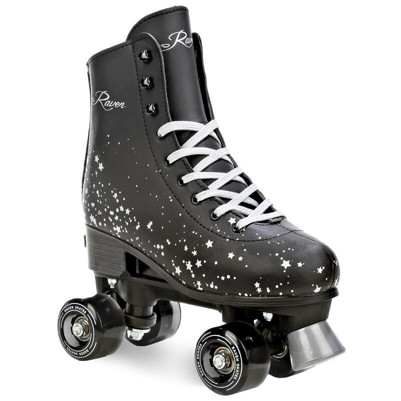 Patins de 4 rodas clássicos ajustável Raven Noa rodas luminosas LED