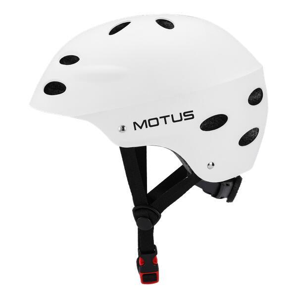 Cască de bicicletă MOTUS HT-40 albă L (58-62 cm)