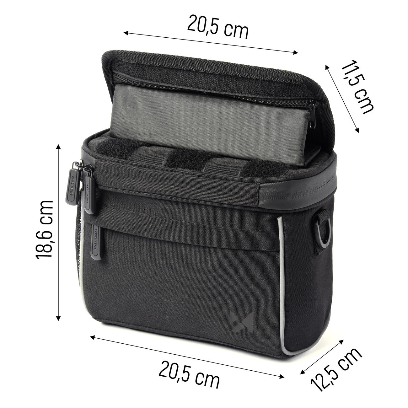 Lenkertaschefahrradtasche Tasche für Fahrrad Wozinsky 2/7