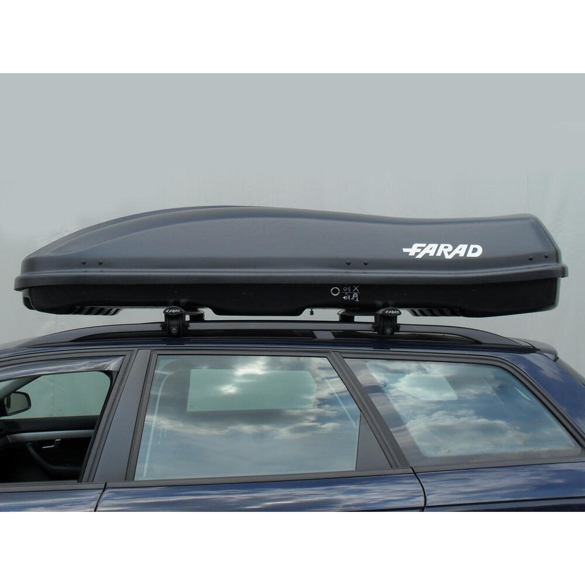 Baú de tejadilho FARAD Marlin 530L preto 3/6