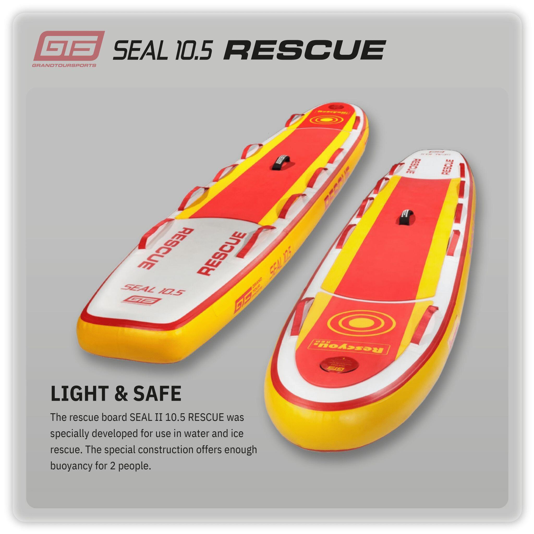 Planches de Secours RESCUE SEAL II 10.5 x 24" Qualité Premium 5/5