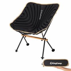 Opblaasbare campingstoel - Zwart