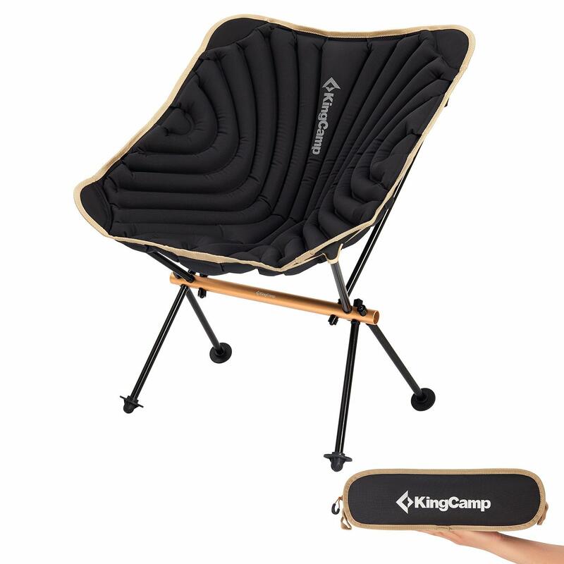 Chaise de camping gonflable - Noire