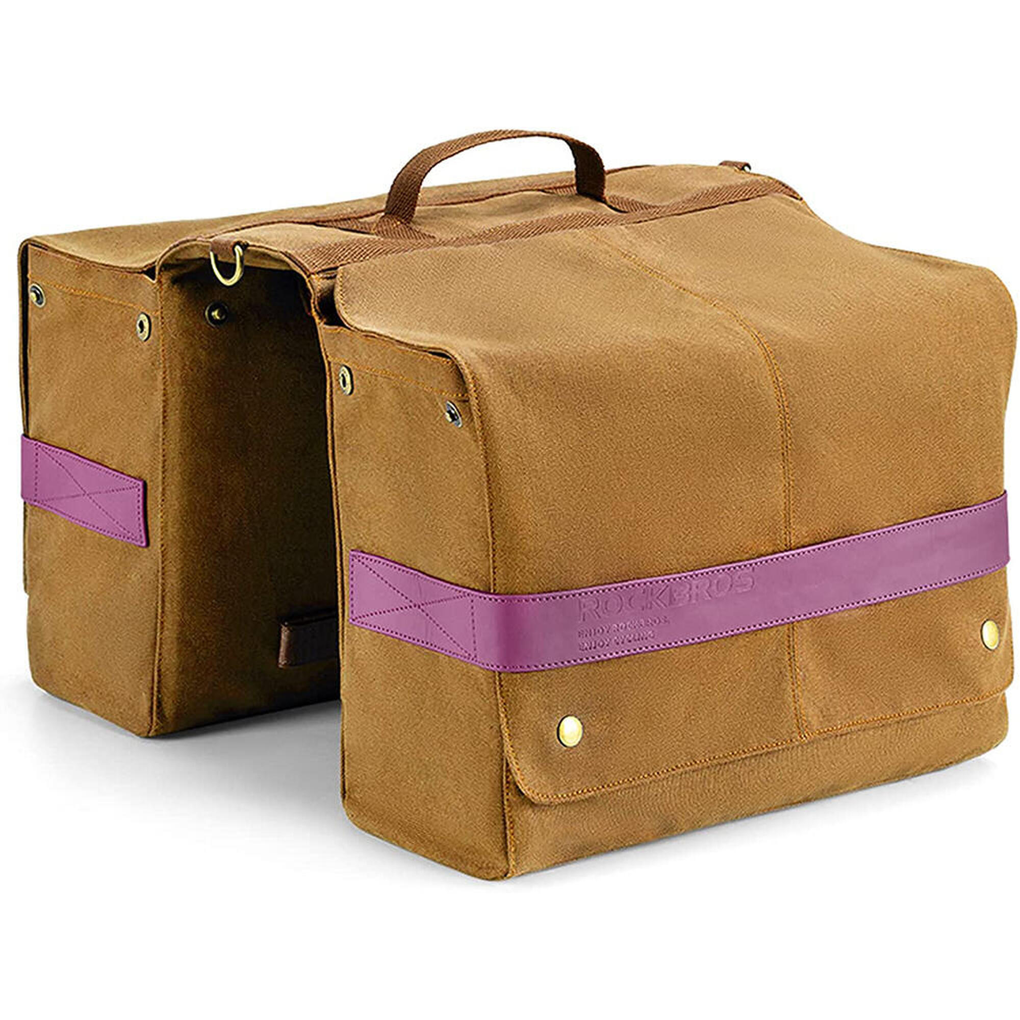 Rockbros - Sac De Rangement De Siège Arrière De Vélo Sacoches Porte-bagages Amovible 27l - Sacoche De Transport - Beige - 27 L - Decathlon