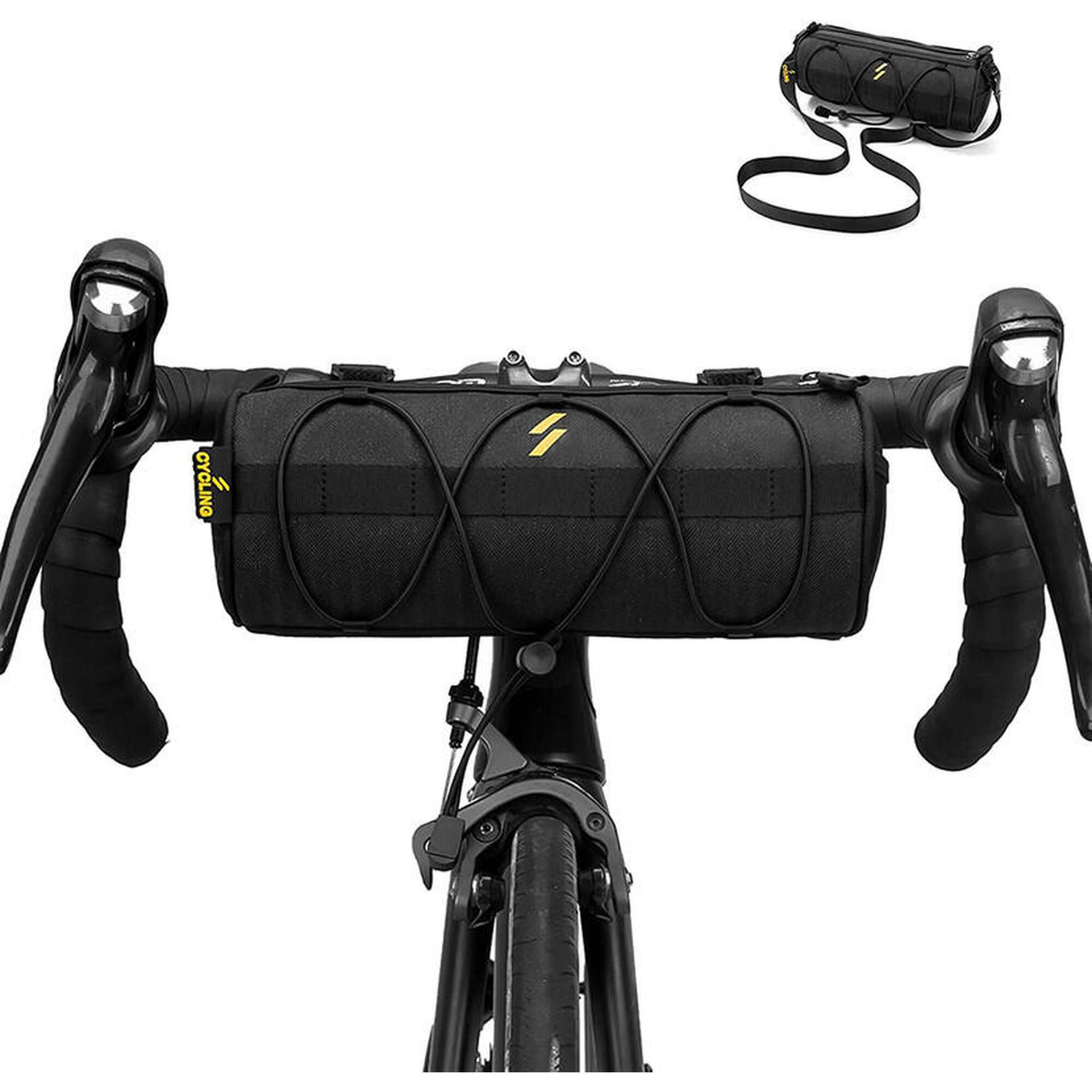 ROCKBROS Fiets/MTB/TCB Tas Frame 2,4L Fietsstuurtas Schoudertas Zwart