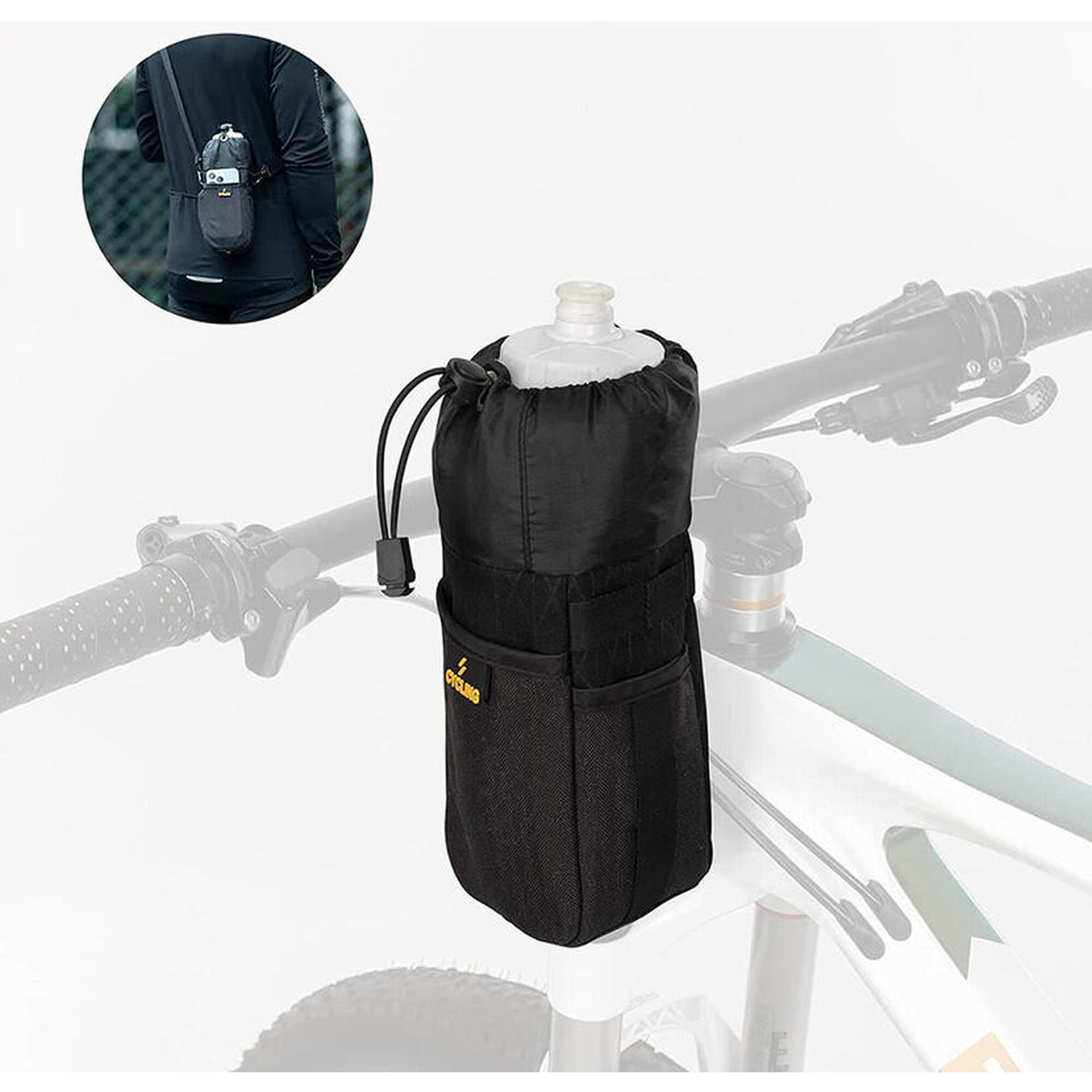 ROCKBROS Thermostatische en waterdichte fietstas Mountainbike bidonhouder