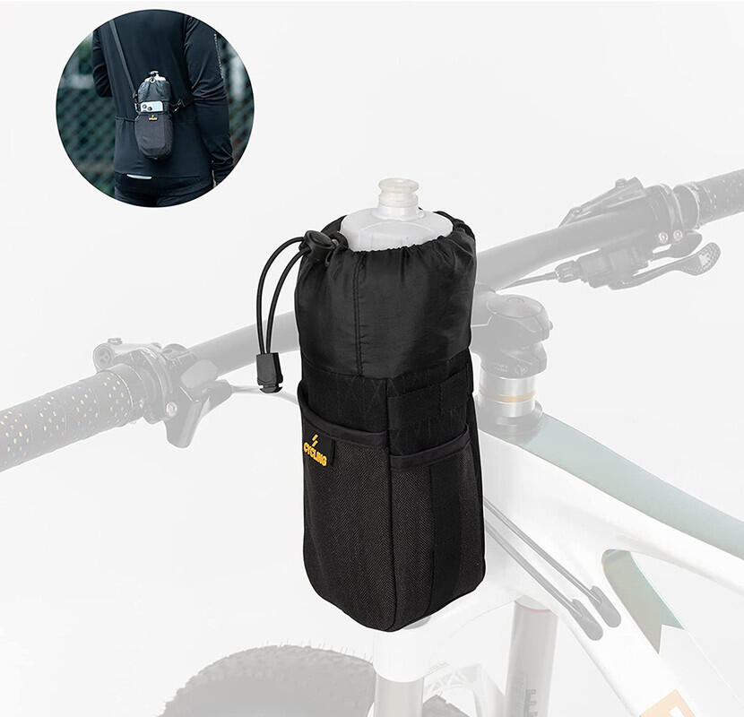 Sac à vélo thermostatique et étanche, Porte-bouteille  VTT avec bandoulière 2/7
