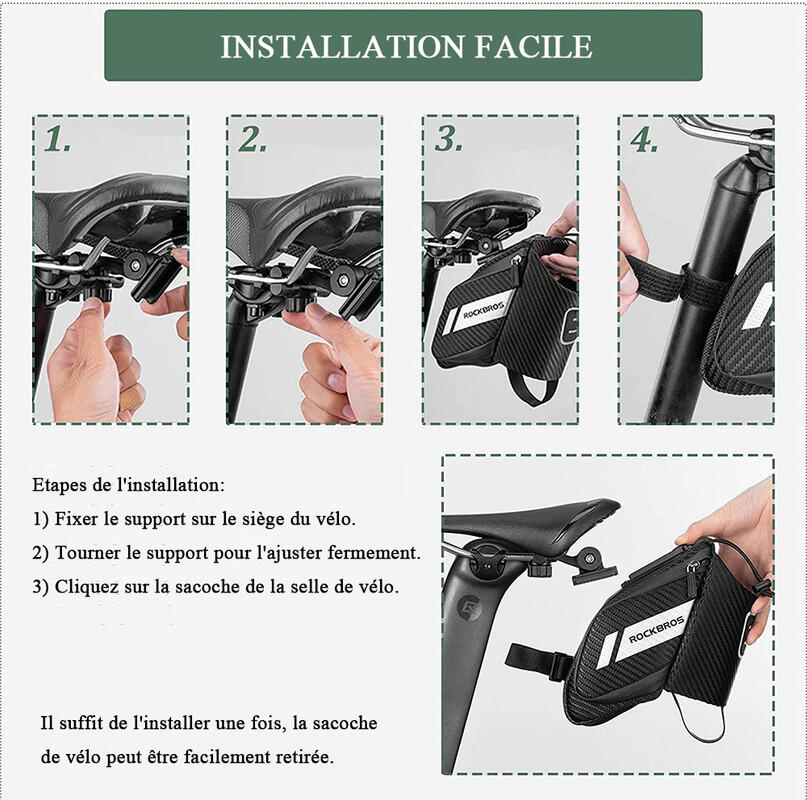 Sacoche de selle Orletanos Dynamite Black - Compatible avec les motos Shovelhead, Streetbob, Sportster, Glide, Harley Davidson - Noir - 1996-2017