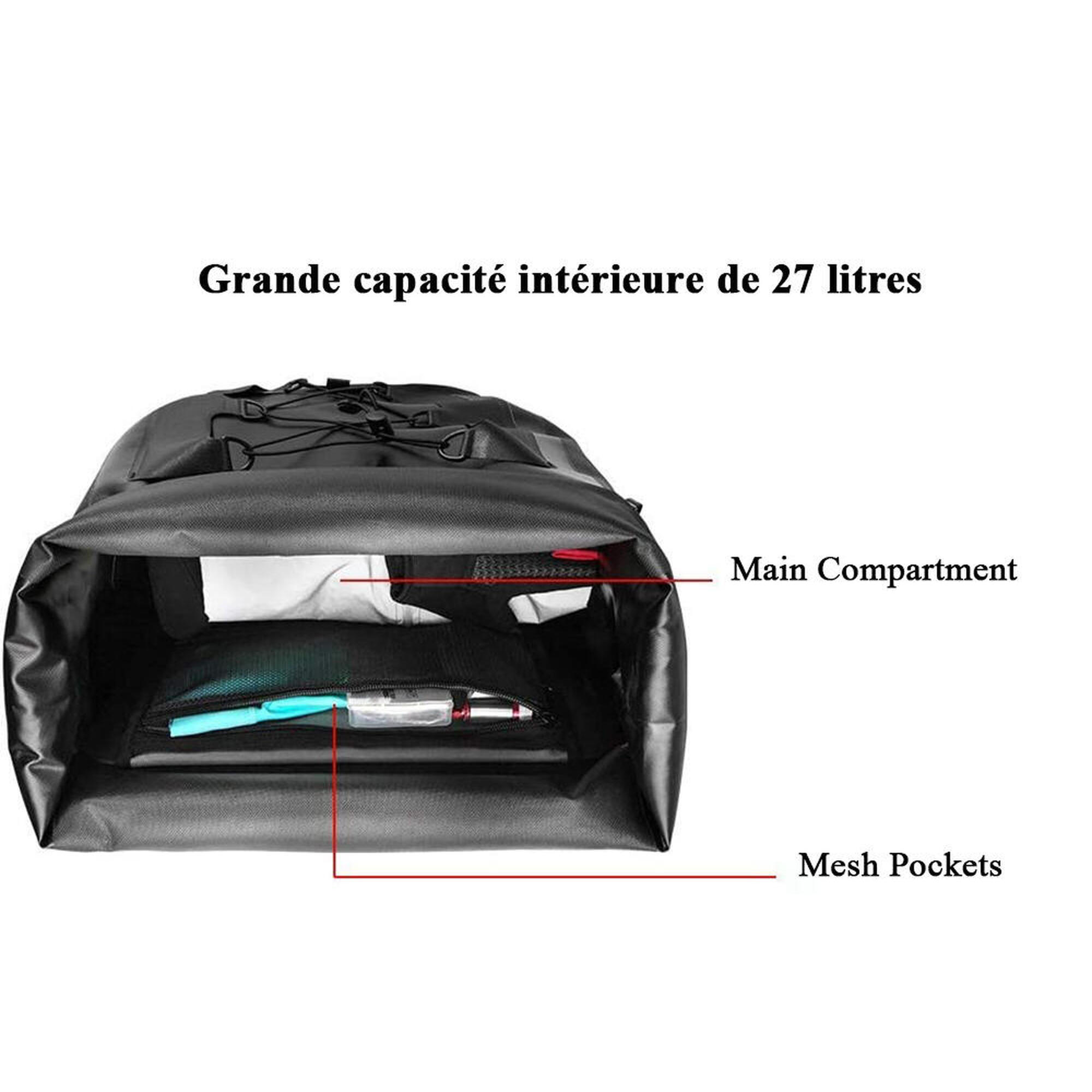 Sacoche V lo Porte Bagages multifonctionnel Sac de si ge de v lo tanche 20 27L