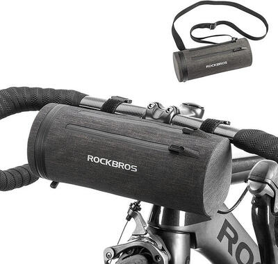 Fietsstuurtas waterdichte fietsmand 2l waterdicht zwart