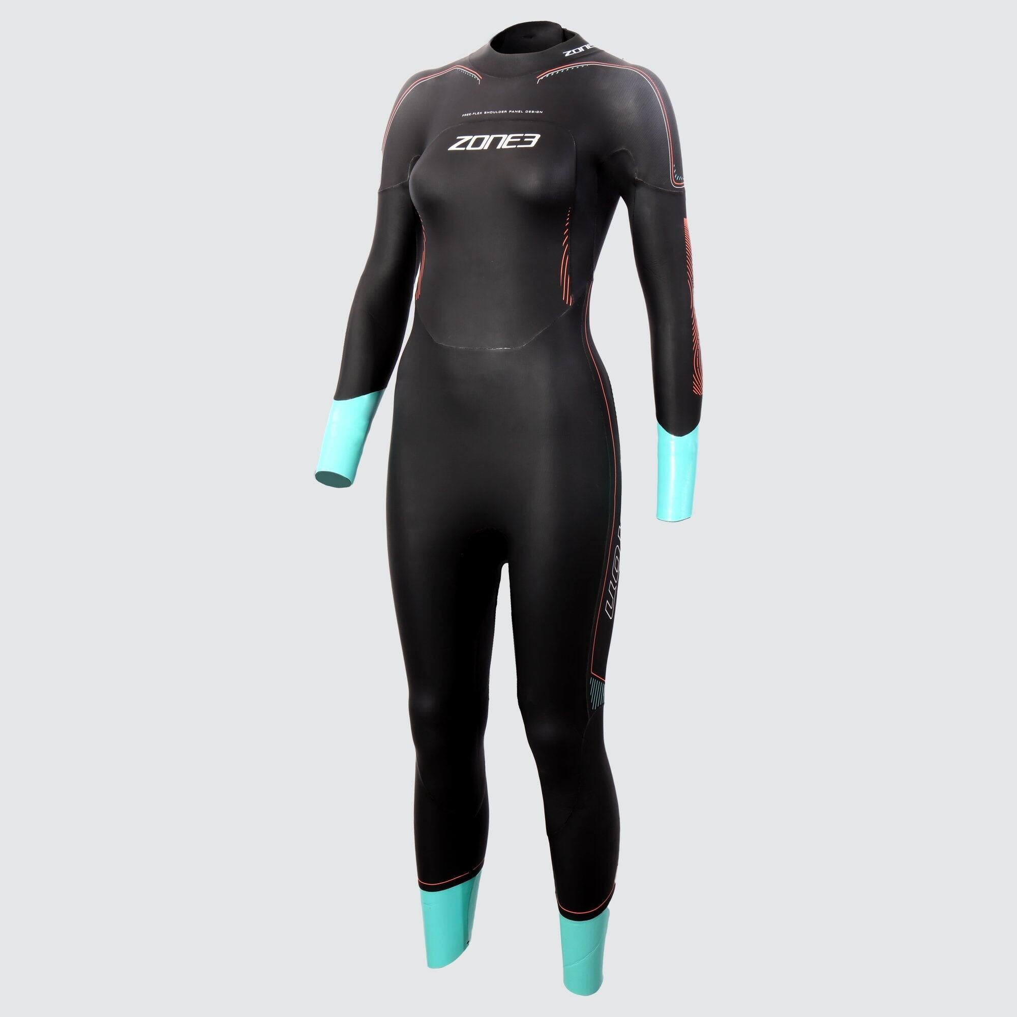 ZONE3 Women's Vision Wetsuit Black/Blue