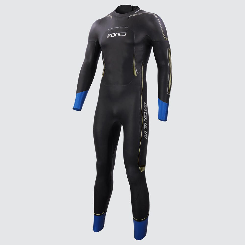 Vision Wetsuit Men's Black/Blue 1/5