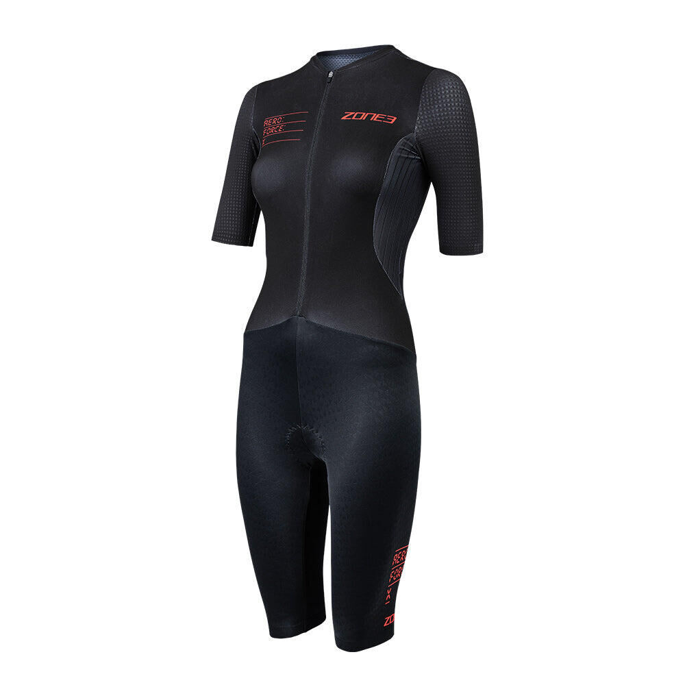 ZONE3 AeroforceX II Short Sleeve Trisuit Women's Black