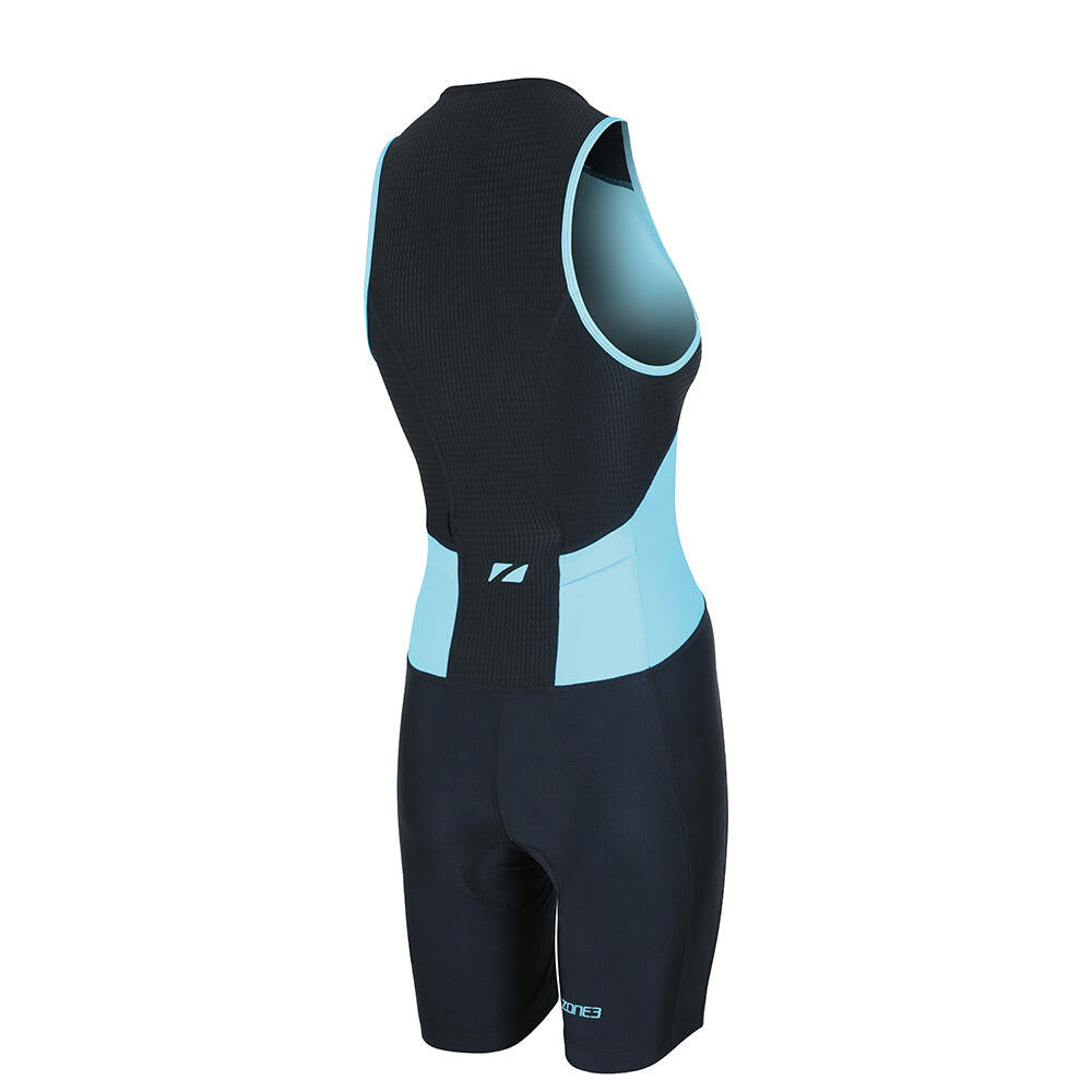 Zone3 - Trifonction Femme Sans Manche Activate - Trifonction - Bleu|noir - 36 Xs - Decathlon