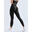 Sportleggings Damen hoher Bund figurformend