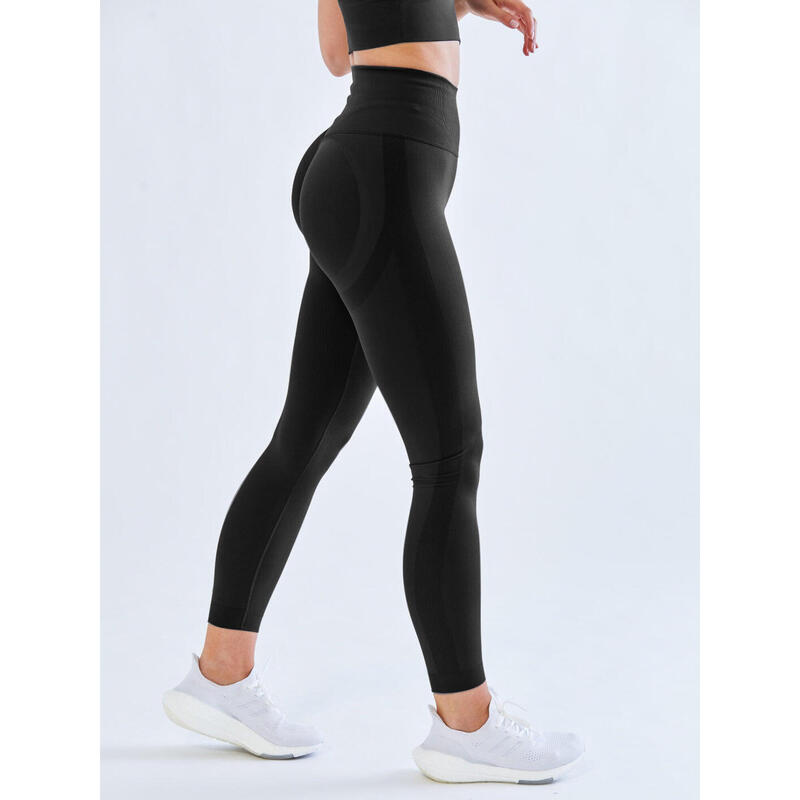 Legginsy Fitness Damskie BeShaped Power Up Modelujące z Wysokim Stanem