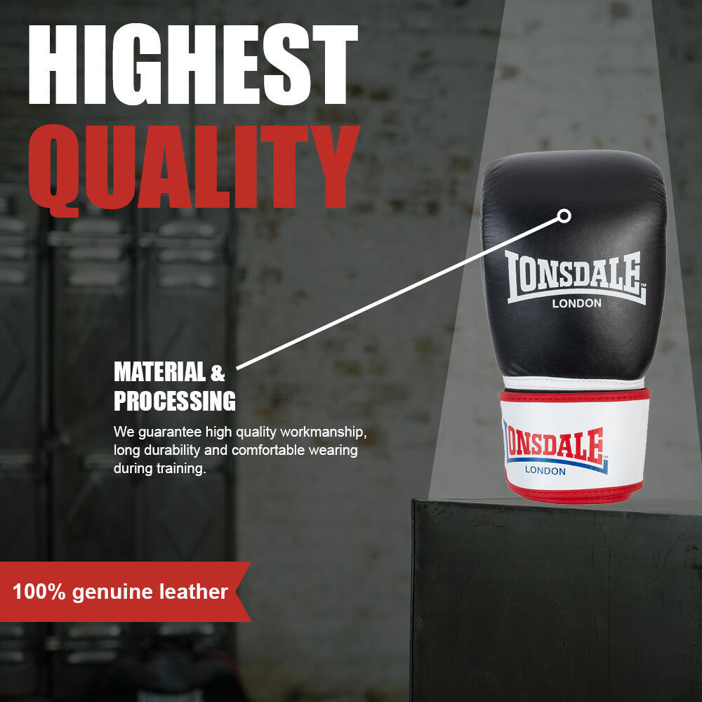 Gants de boxe entraînement Lonsdale Maddock 6/7