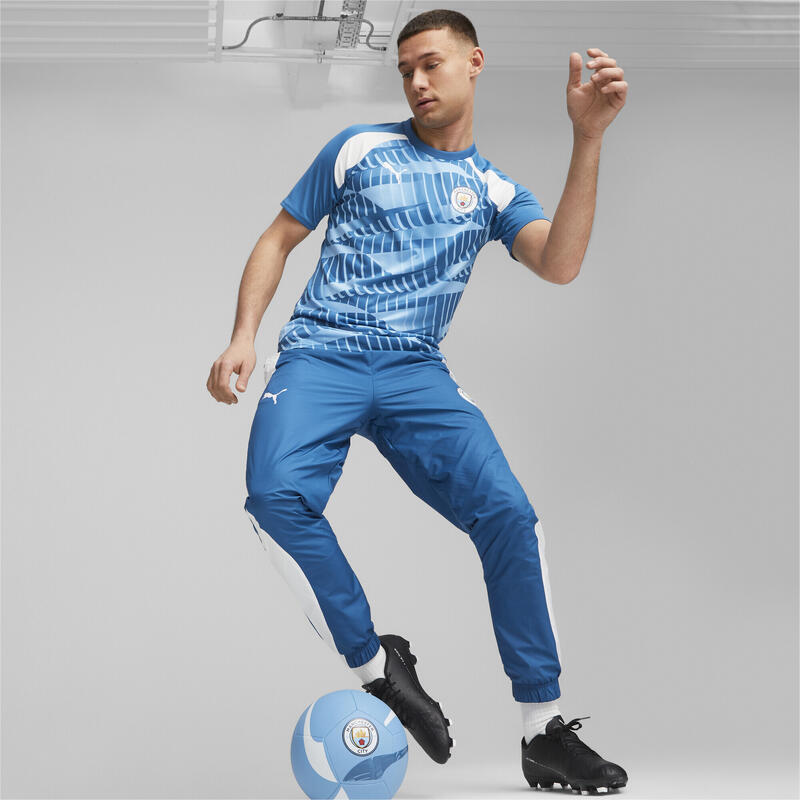 Maglia pre-gara a maniche corte Manchester City F.C. da uomo PUMA