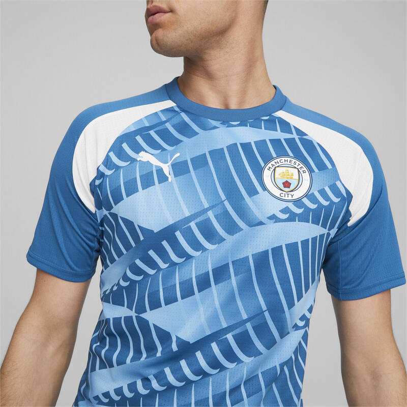 Maglia pre-gara a maniche corte Manchester City F.C. da uomo PUMA