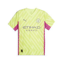 Maillot de gardien de but 23/24 Manchester City PUMA Fast Yellow Ravish Pink