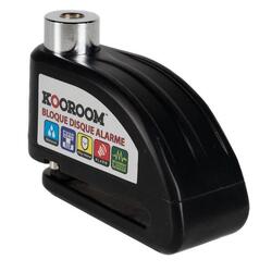 BLOQUE DISQUE ALUMINIUM AVEC ALARME Noir KOOROOM