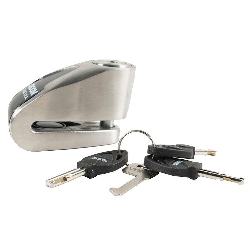 Antivol bloque-disque vélo haute sécurité certifié SRA Argent 2/4