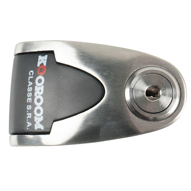 Antivol bloque-disque vélo haute sécurité certifié SRA Argent 3/4