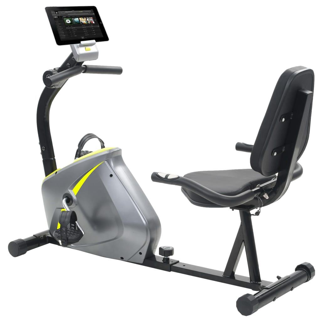 VidaXL Magnetic Exercise Bike with Heart Rate Monitor