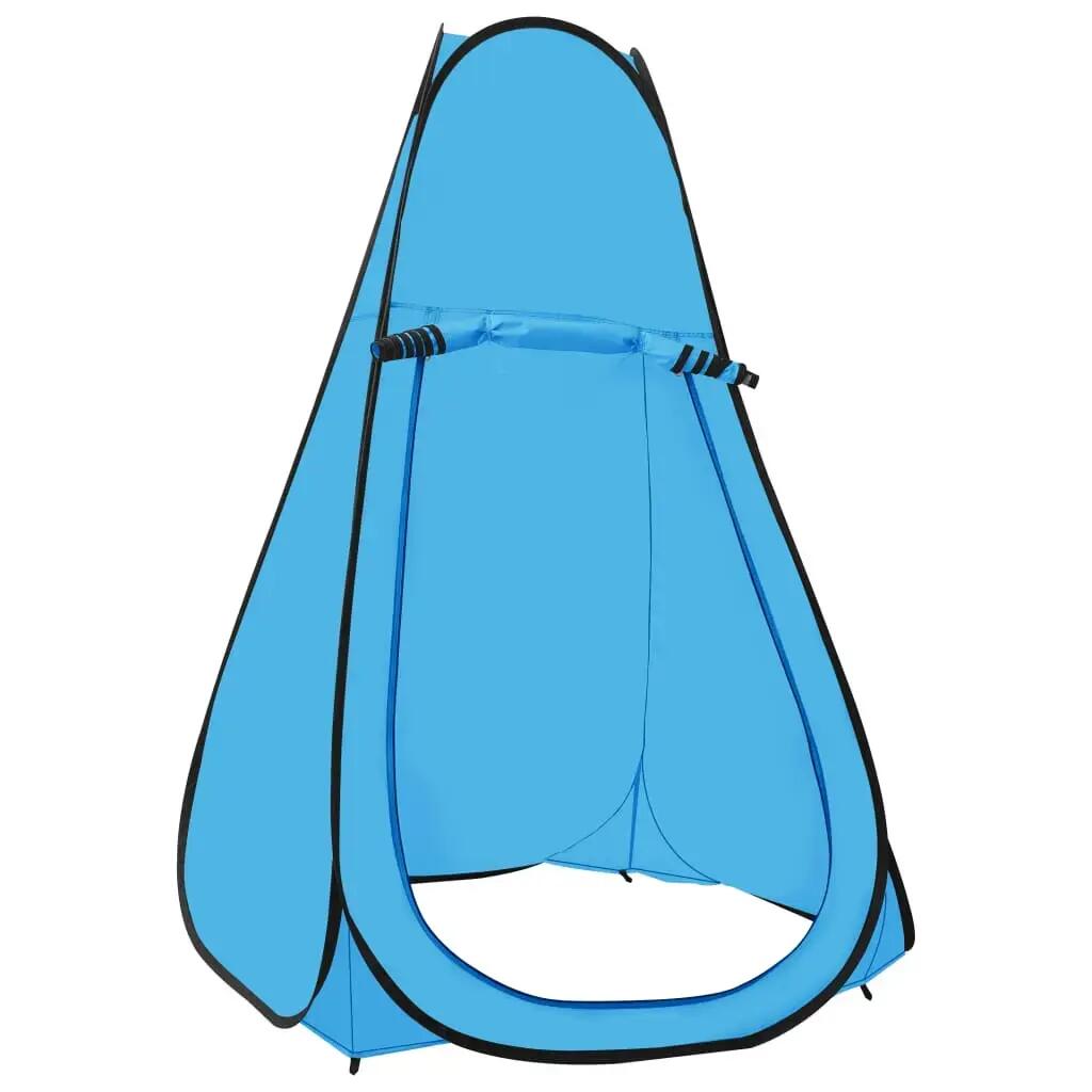 Tenda de duche azul 2/5