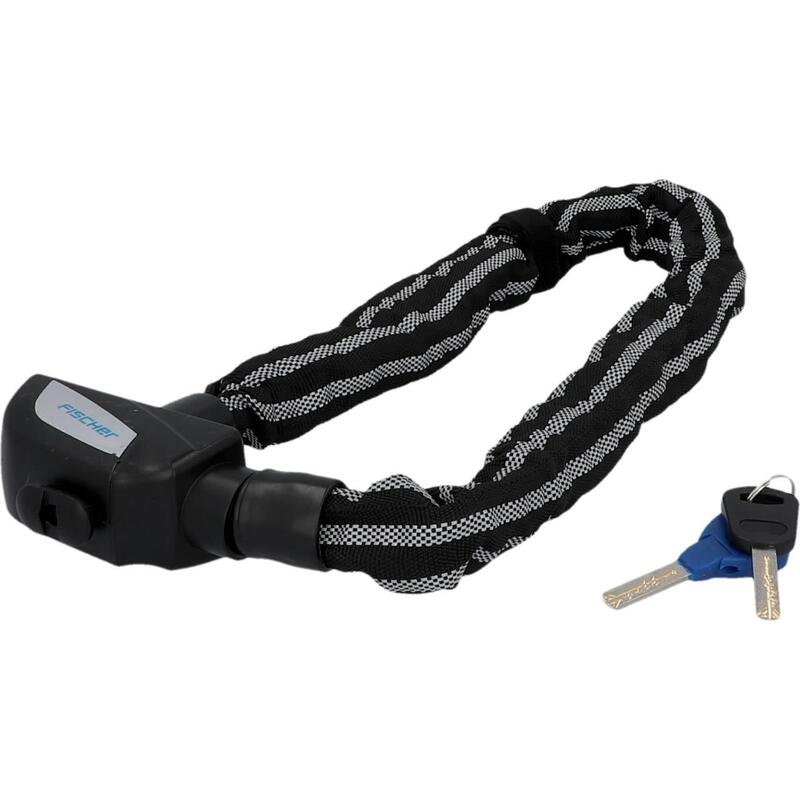 Antifurt bicicleta lant 80 cm, 8 mm, cheie cu LED