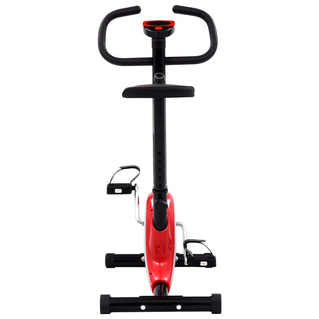Bicicleta estática con resistencia de cinta roja 5/6