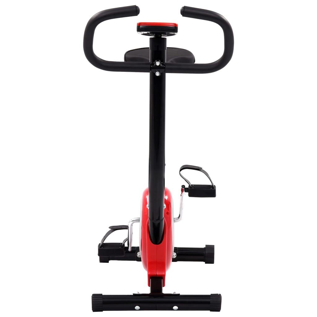 Bicicleta estática con resistencia de cinta roja 4/6