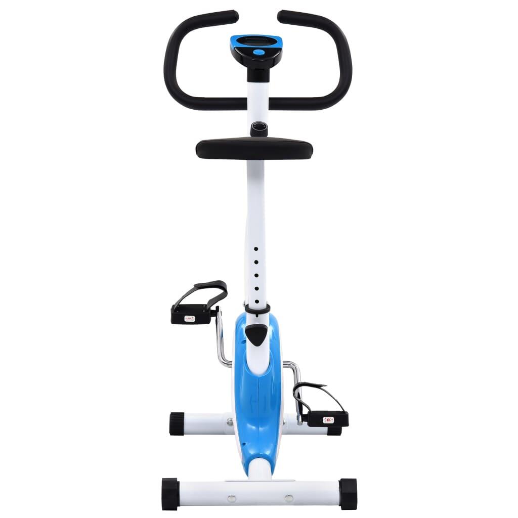 Bicicleta estática con resistencia de cinta azul 5/6