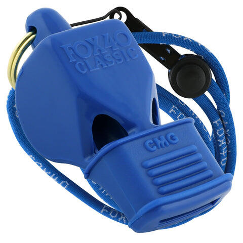 Whistle Fox 40 Classic CMG Blue with Breakaway Lanyard