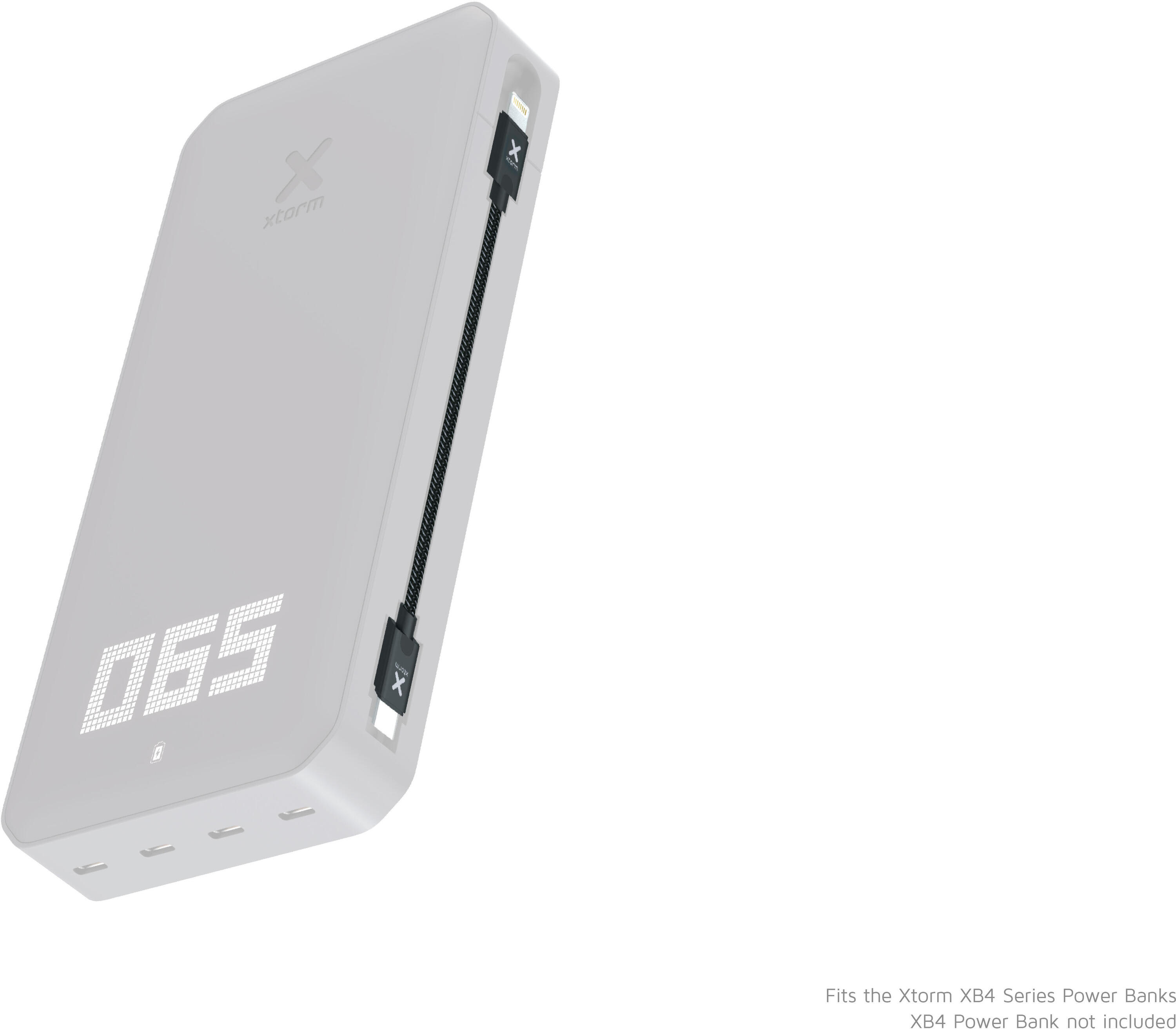 Xtorm USB-C naar Lightning Kabel - 0,15 meter - Zwart 5/5
