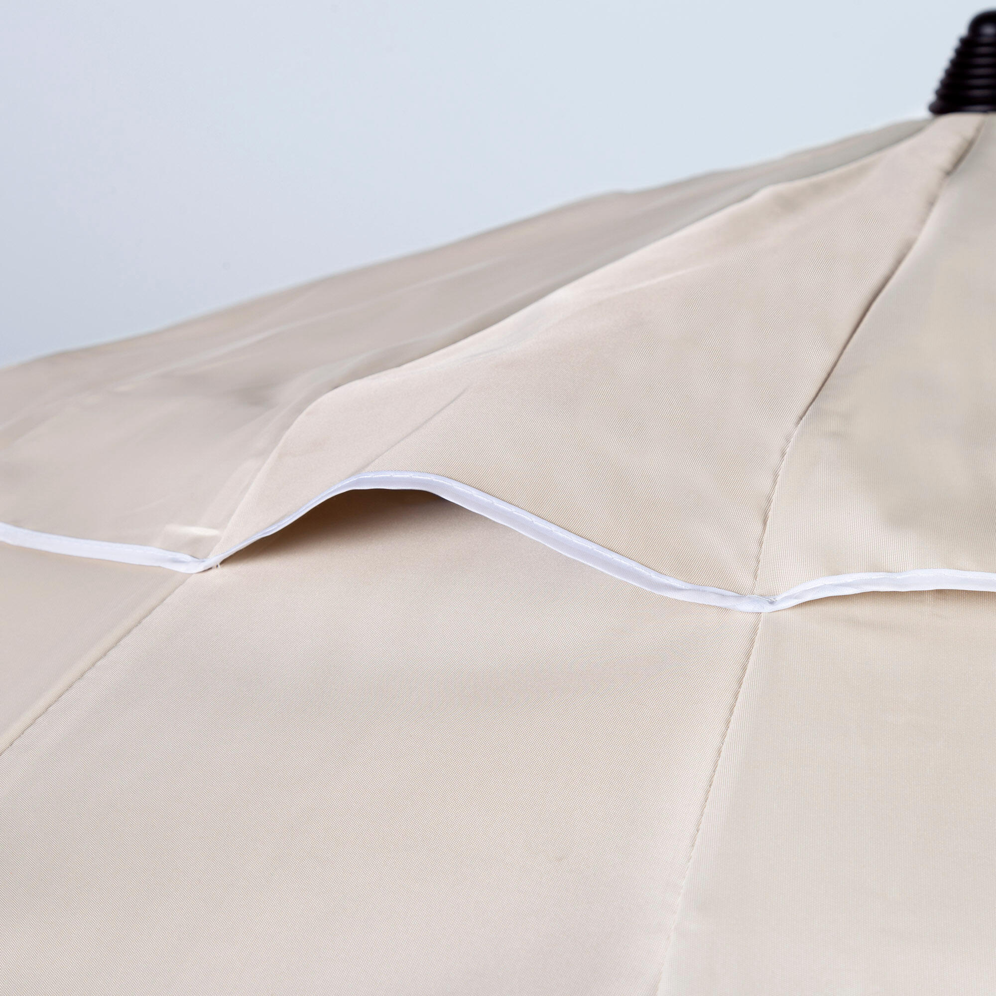 Aktive Parapluie de plage coupe-vent 16 mâts 240cm crème 6/6