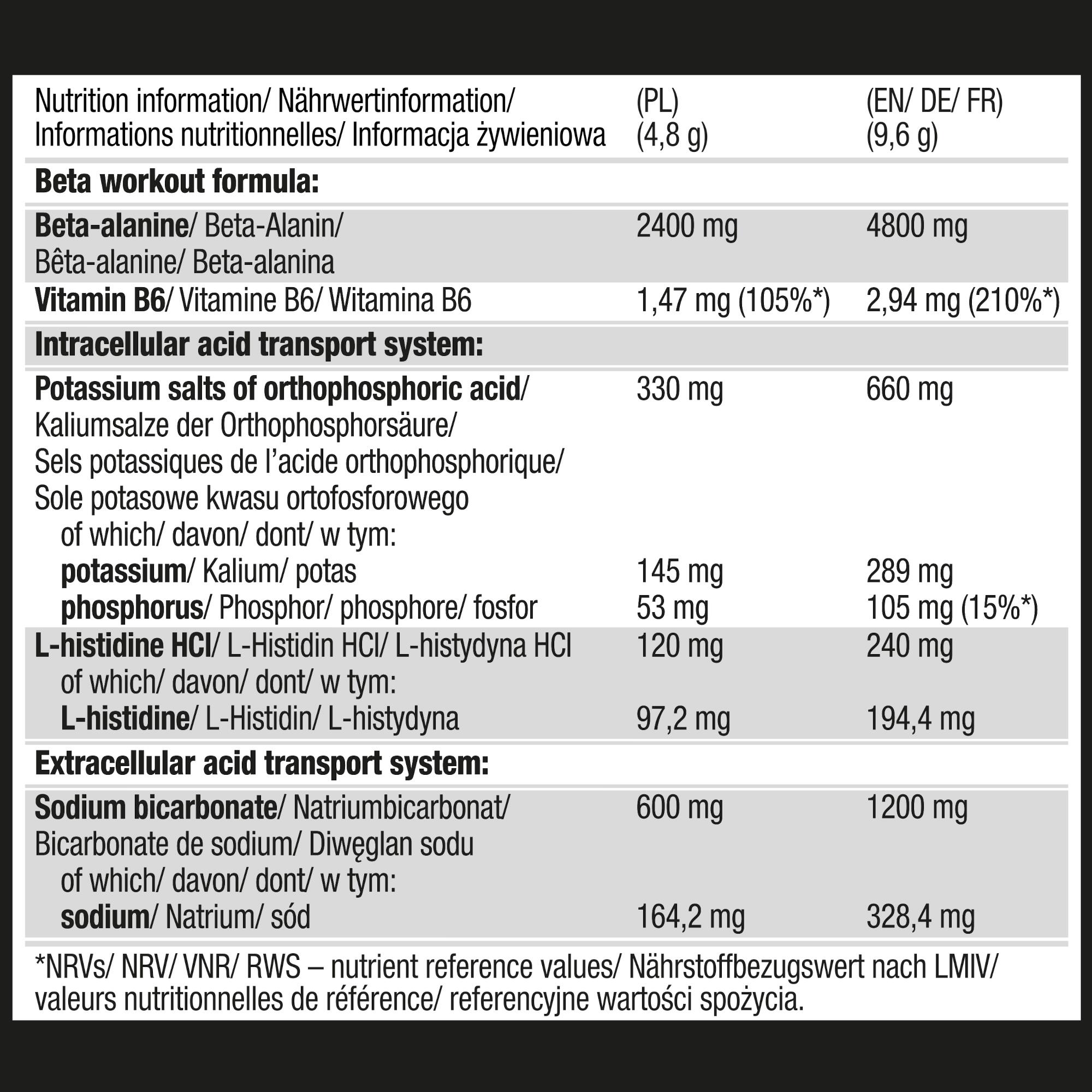 Beta-Alanine Xplode Powder OLIMP 250 g Pomarańcza 3/3