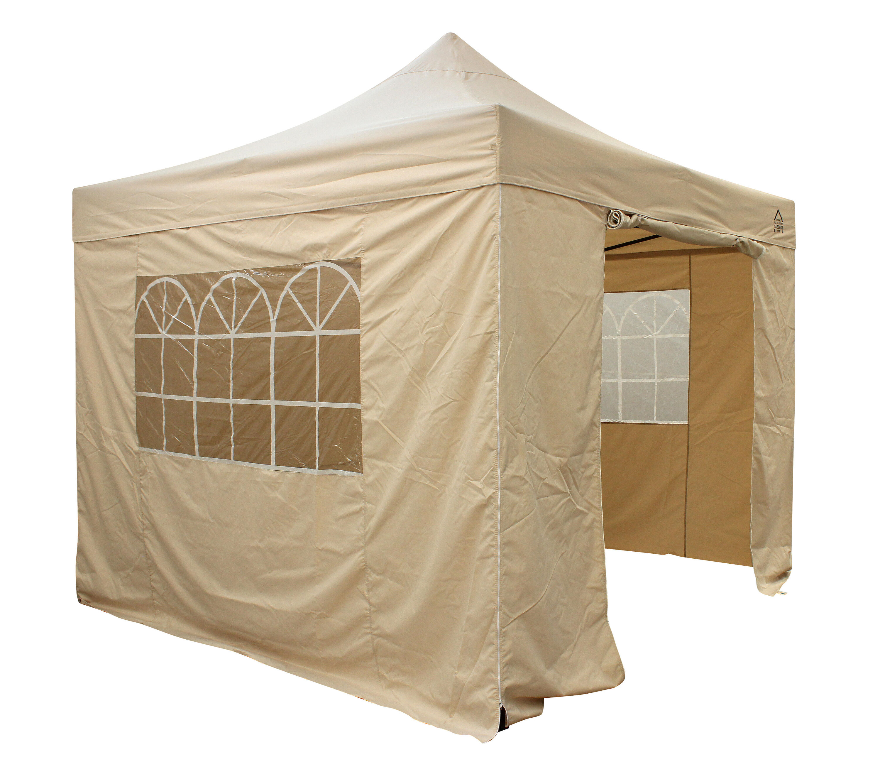 ALL SEASONS GAZEBOS 3x3 Pop Up Gazebo with 4 Superior Sides