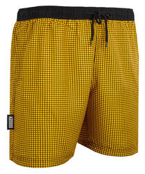 GUGGEN MOUNTAIN Style 6 Boardshort Short Maillot de bain homme à carreaux