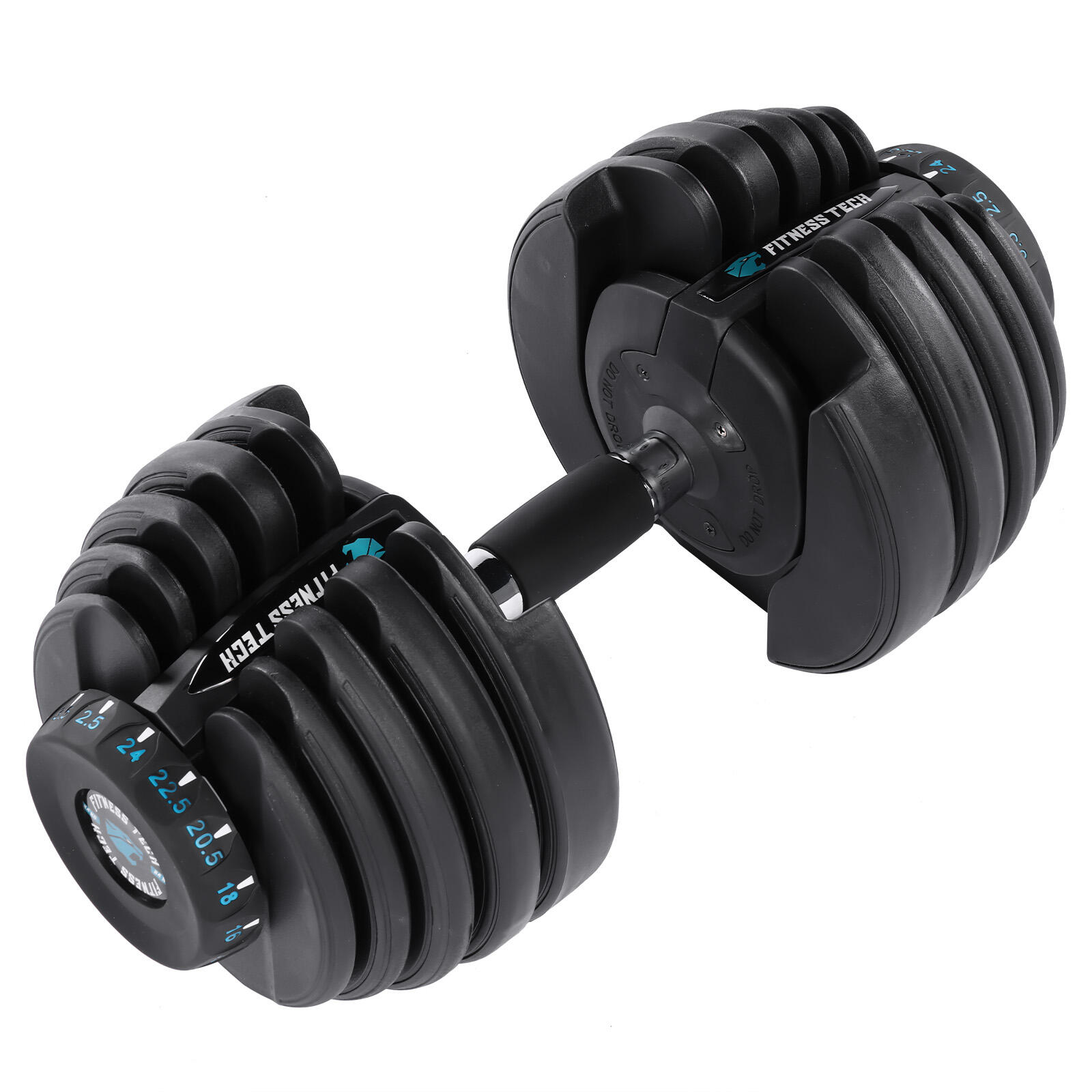 Mancuerna Ajustable de 2.5kg a 24kg Fitness Tech - Unidad 5/7