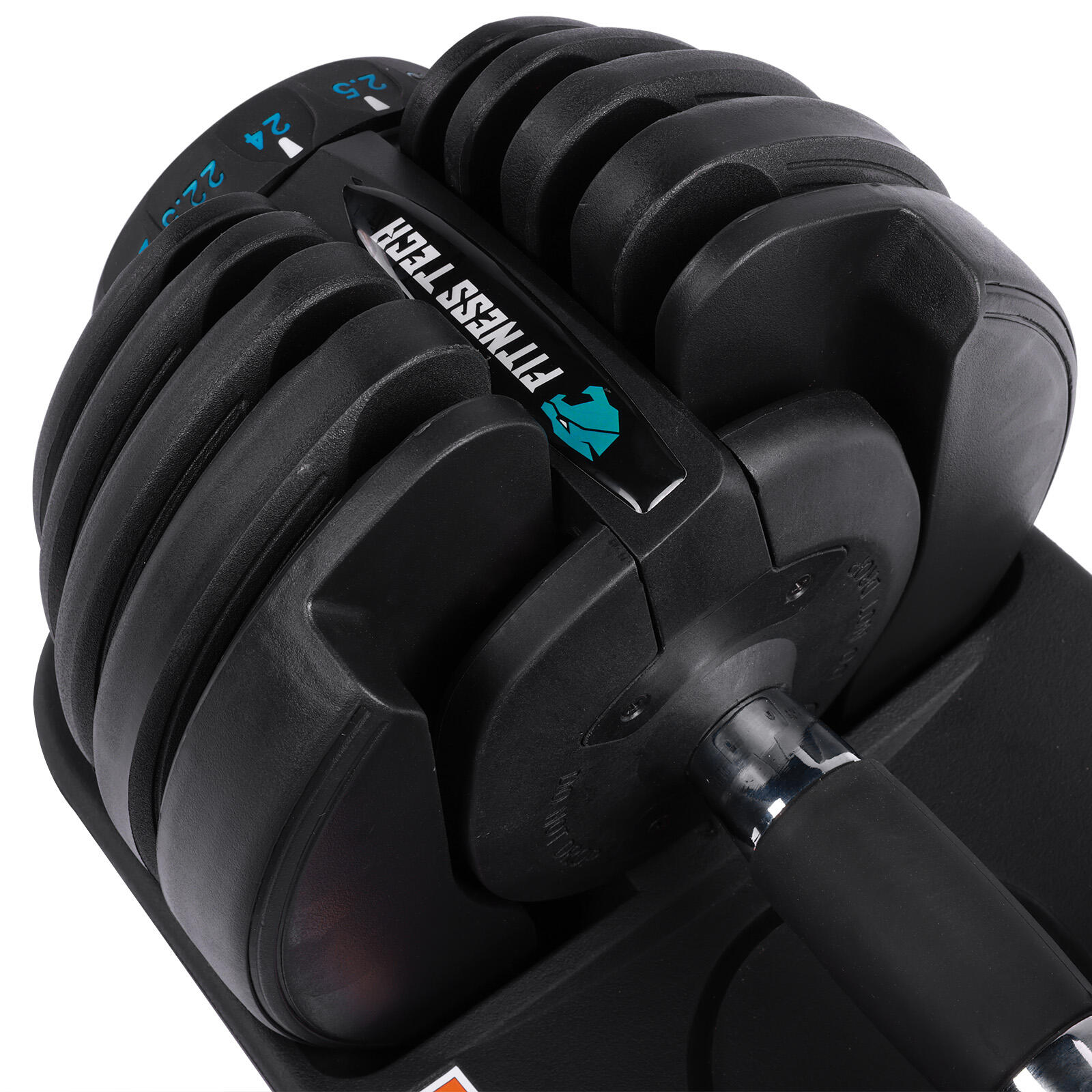 Lot de 2 Haltères Réglables de 2,5 à 24kg Fitness Tech 7/7