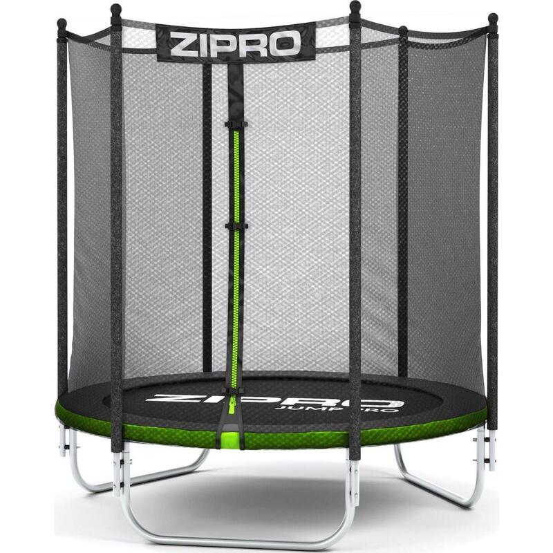Cama elástica Zipro Jump Pro con red de seguridad de exterior 4FT 127 cm