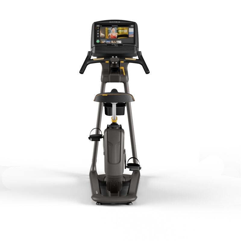 Bicicleta estática vertical profesional U30 con consola XIR Matrix Fitness