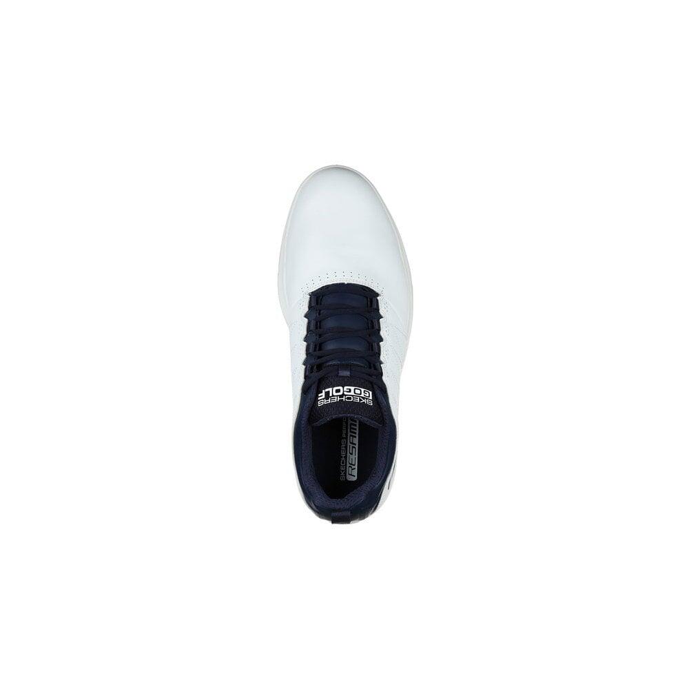 Skechers Mens PRO 4 LEGACY Golf Shoes - WHITE/NAVY 2/7