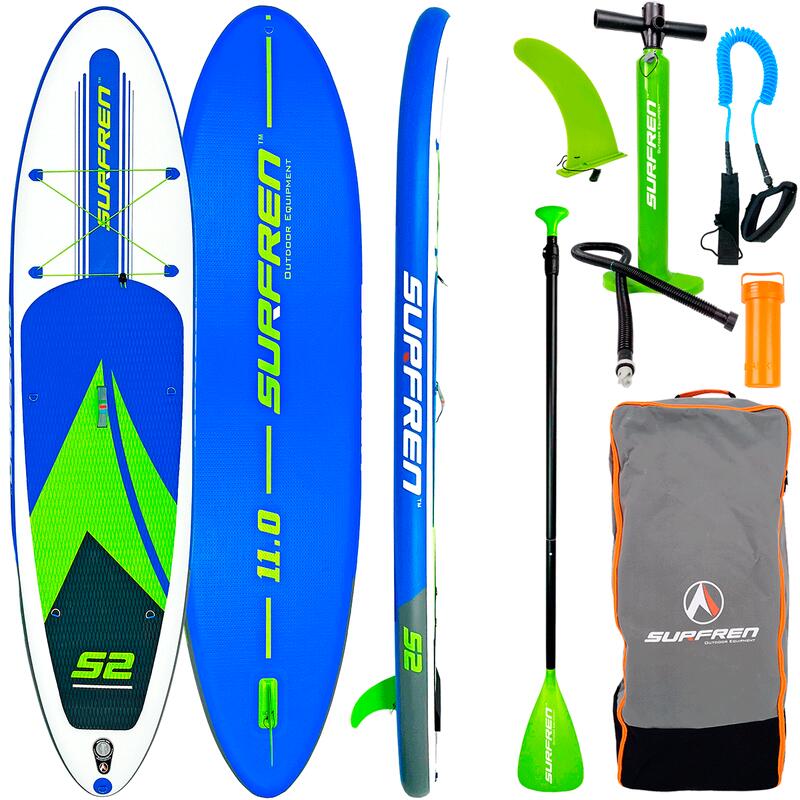 Stand up paddle insuflável SURFREN S2 11'0" Blue/Green